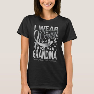 Ich trage Grau für meine Großmutter Charcot Marie  T-Shirt