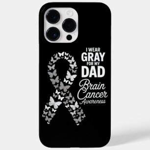 Ich trage Grau für meinen Vater - Hirntumor-Bewuss Case-Mate iPhone 14 Pro Max Hülle