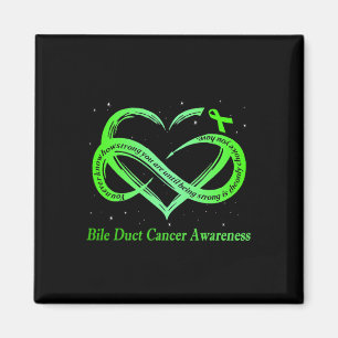 Ich trage Green für Bile Duct Cancer Awareness War Magnet
