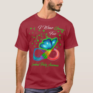 Ich trage Grün für das Bewusstsein der Zerebralp T-Shirt