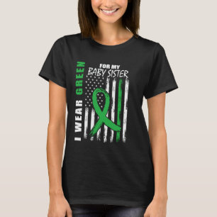Ich trage Grün für das Bewusstsein meiner Schweste T-Shirt