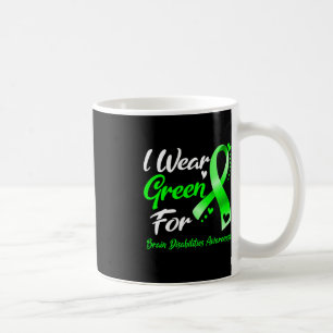 Ich trage Grün für das Bewusstsein von Gehirnbehin Kaffeetasse