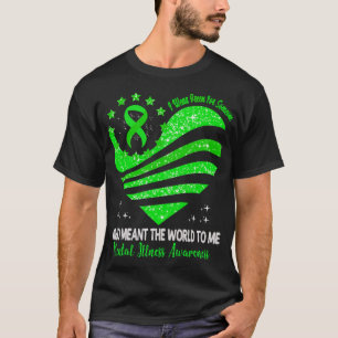 Ich trage Grün für das Bewusstsein von psychischen T-Shirt