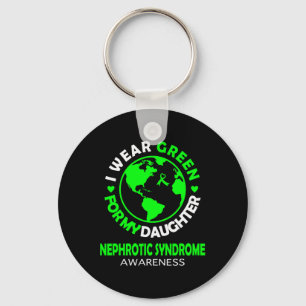 Ich trage Grün für das nephrotische Syndrom meiner Schlüsselanhänger