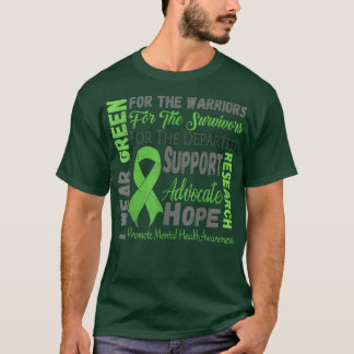 Ich trage Grün für das Shirt der Krieger psychisch