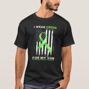 Ich trage Grün für die Lymphom-Wahrnehmungsflagge T-Shirt