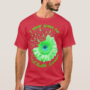 Ich trage Grün für die Sensibilisierung für psychi T-Shirt