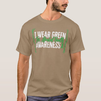 Ich trage Grün für die Unterstützung der psychisch T-Shirt
