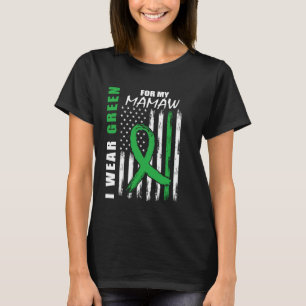 Ich trage Grün für mein Mamaw Cerebral Palsy Bewus T-Shirt