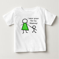 Ich trage Grün für mein Mami-Shirt