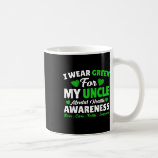 Ich trage Grün für mein Onkel-Bewusstsein für psyc Kaffeetasse