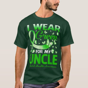 Ich trage Grün für mein Onkel-Bewusstsein für psyc T-Shirt