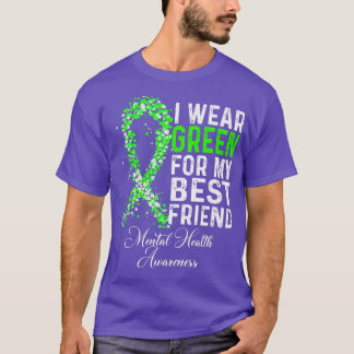 Ich trage Grün für meine beste Freundin, die sich  T-Shirt