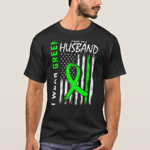 Ich trage Grün für meine Husband Nierenerkrankung T-Shirt
