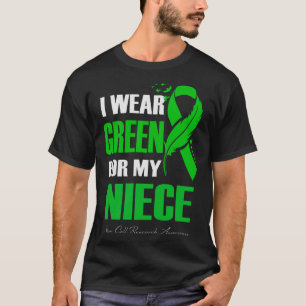 Ich trage Grün für meine Nichte-Stammzellforschung T-Shirt