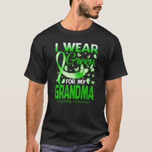 Ich trage Grün für meine Oma Disability Awareness T-Shirt