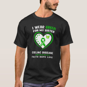 Ich trage Grün für meine Schwester - Celiac Diseas T-Shirt