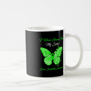 Ich trage Grün für meine Schwester vor Krieg wegen Kaffeetasse