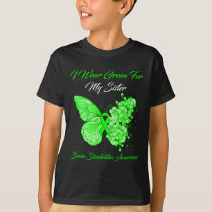 Ich trage Grün für meine Schwester vor Krieg wegen T-Shirt