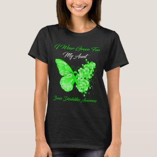 Ich trage Grün für meine Tante Brain Disabilities T-Shirt