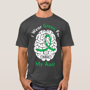 Ich trage Grün für meine Tante, um auf psychische T-Shirt