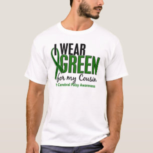 Ich trage Grün für meine zerebrale Lähmung des T-Shirt