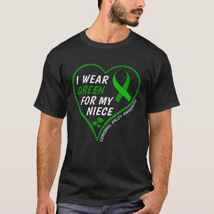 Ich trage Grün für meine zerebralen Palsy-Auftritt T-Shirt