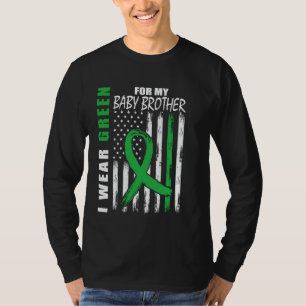Ich trage Grün für meinen Bruder, Bewusstsein für T-Shirt