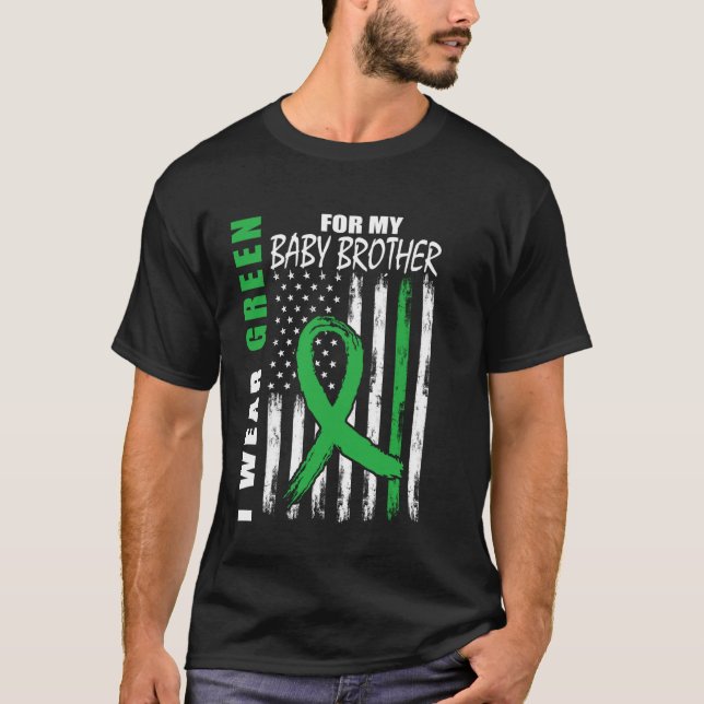 Ich trage Grün für meinen Bruder Cerebral Palsy Aw T-Shirt (Vorderseite)