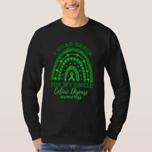 Ich trage Grün für meinen Onkel Rainbow Zöliakie A T-Shirt