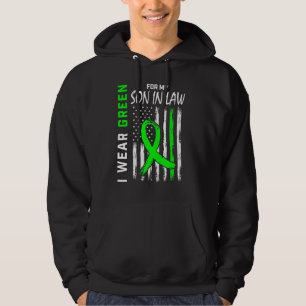 Ich trage Grün für meinen Sohn im Jura Nierenerkra Hoodie