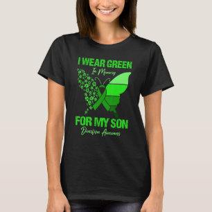 Ich trage grün im Gedächtnis für mein Sohn Zwergzw T-Shirt