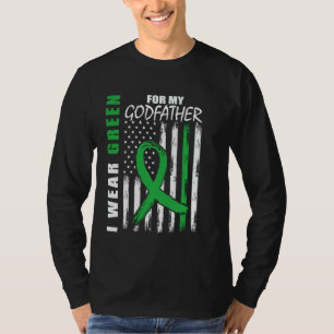 Ich trage grün Pate Nierenkrankheit Bewusstsein Pr T-Shirt