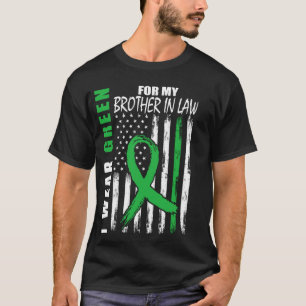 Ich trage grüner Schwager Zerebralparese-Bewusstse T-Shirt