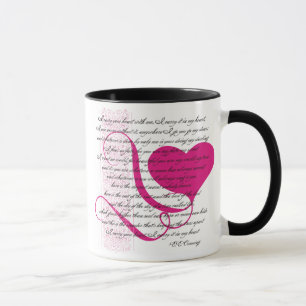 Ich trage Ihre Herzkaffee-Tasse Tasse