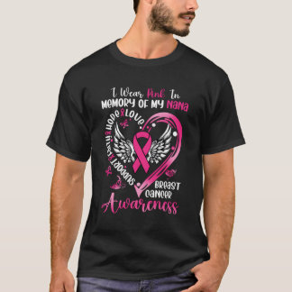 Ich trage K für meine Nana Brustkrebs Wir K Band E T-Shirt