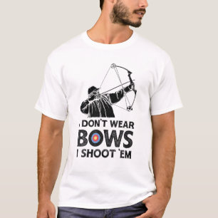 Ich trage keine Bogen, die ich auf Bogenschießjagd T-Shirt