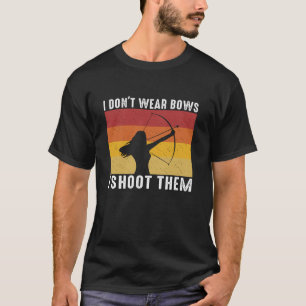 Ich trage keine Bogen, wenn ich sie mit Mädchen sc T-Shirt