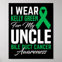 Ich trage Kelly Green für meinen Onkel-Gallenkrebs
