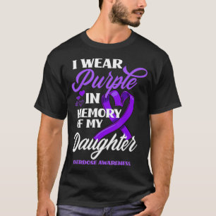 Ich trage Lila als Erinnerung an meine Töchterüb T-Shirt