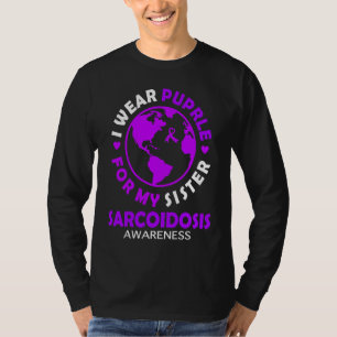 Ich trage LILA für das Bewusstsein für SARCOIDOSE T-Shirt