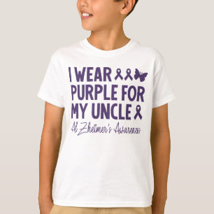 Ich trage Lila für das Bewusstsein meines Onkels A T-Shirt