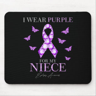 Ich trage Lila für das Epilepsie-Bewusstsein meine Mousepad