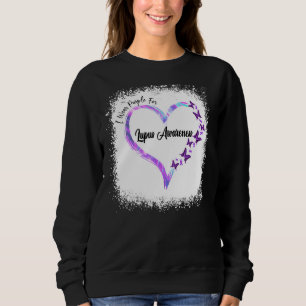 Ich trage Lila für das Lupusbewusstsein, das Schme Sweatshirt