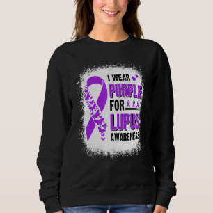 Ich trage Lila für das Lupusbewusstsein, das Schme Sweatshirt