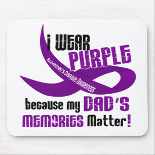 Ich trage Lila für die Erinnerungen 33DAD meines Mousepad