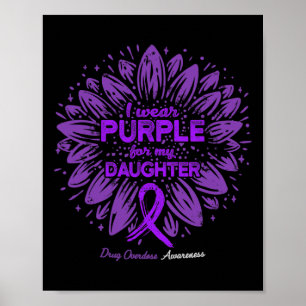 Ich trage Lila für die Sonnenblumenüberdosis meine Poster
