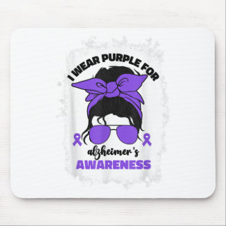 Ich trage Lila für Heimers Awareness Month Heimer  Mousepad