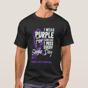 Ich trage Lila für jemanden, den ich jeden Tag bei T-Shirt