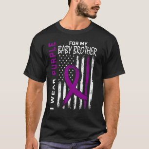Ich trage Lila für mein Baby Bruder Lupus Bewussts T-Shirt